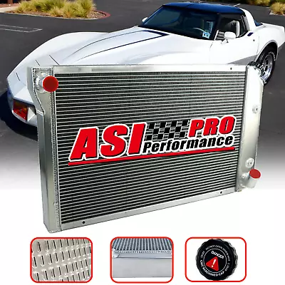 For 1977~1982  Chevrolet Corvette C3 5.7L 5.0L V8 4 Row Aluminum Radiator • $184.95