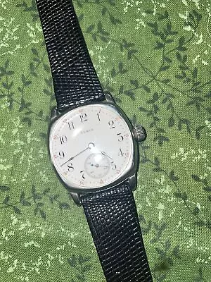 Vintage Elgin Mans Wristwatch 3-Piece Case • $55