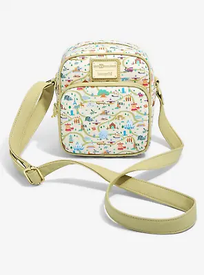 £145.68 • Buy Loungefly Walt Disney World 50th Anniversary Map And Attractions Crossbody Bag