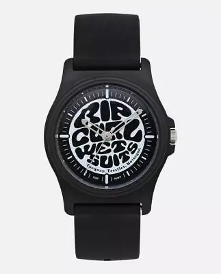 Rip Curl Kids REVELSTOKE SILICONE SURF WATCH New - A3164 Black White • $99.99