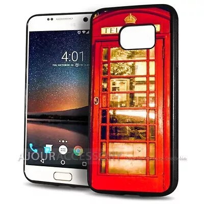 ( For Samsung S7 Edge ) Back Case Cover AJ11400 Red Phone Booth • $9.99