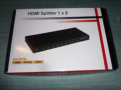 8-Port HDMI Splitter BYTECC Model #HMSP108 ( New In Box ) • $29