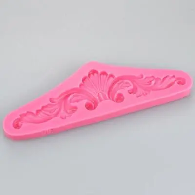 £4.20 • Buy Baroque Vintage Leaves Swirls Silicone Mould