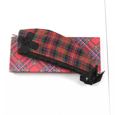 Vintage Scottish Glengarry Hat Tartan Original Box • $35