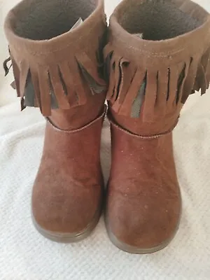 Ladies Animal Machu Tasseled  Suede Aztec Design Ankle  Size 6  Boots  • £12.95