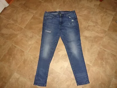 Women's Mossimo Mid Rise Stretchy Skinny Jeans Size 16R  34x28 • $13.99