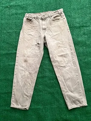 Levis Orange Tab Jeans 30x28 Vintage Light Grey Wash • $14.89