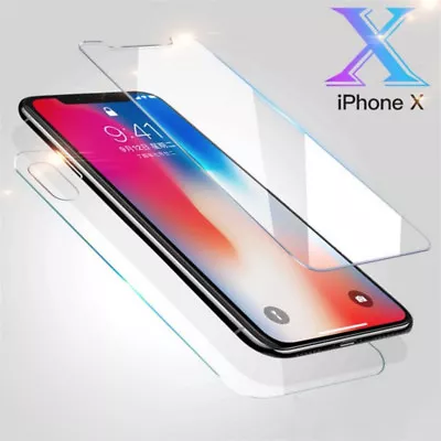 $6.99 • Buy 9H High Quality Tempered Glass Clear Screen Protector For IPhone Xs Max XR X