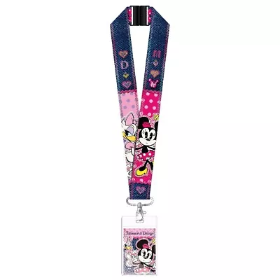 Disney Minnie Mouse & Daisy Duck Lanyard W/ PVC Card Holder • $9.95