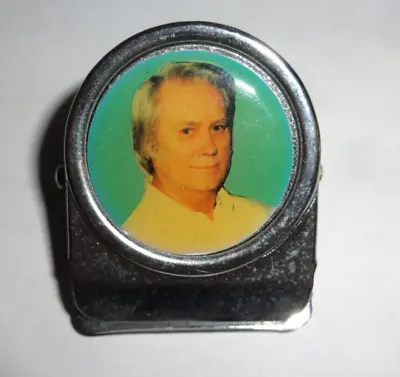 George Jones Novelty Chrome Plated Metal Refrigerator Magnet Paper Clip Binder • $3.59