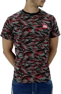 Ecko Men's Summer Cotton Red Camouflage T-Shirts New Hip Hop Era Is Money Time • $64.67