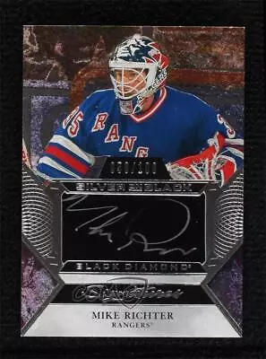 2020 Upper Deck Black Diamond Silver On Signatures /100 Mike Richter #SB-MR Auto • $30.14