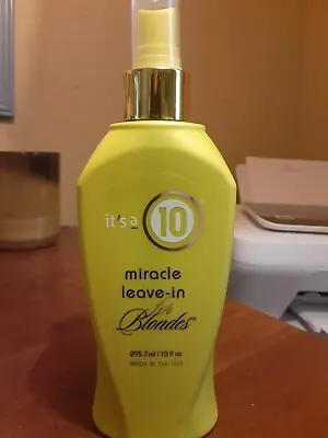 It's A 10 Miracle Leave-In For Blondes 10 Fl Oz New No Box • $23.99