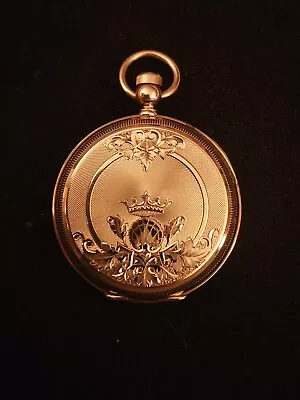 Stunning Working C.1871 Elgin Gail Borden 10s11J Grade22 Solid Gold Pocket Watch • $1500