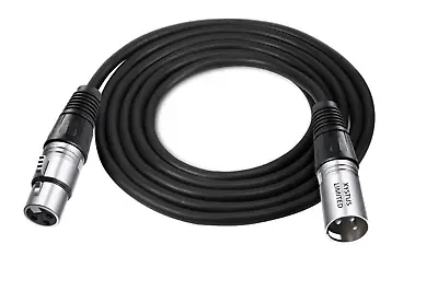 XLR Cable Male To Female Microphone Lead • £3.99