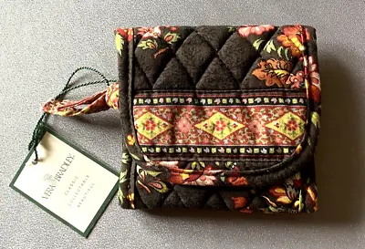 Vera Bradley Chocolat Trifold Wallet Retired 2003 NWT Vintage Made In USA • $14.99