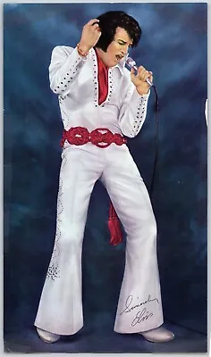 Elvis Presley Poster Mini RCA Worlds Largest Stuffed Teddy Bear Youth Hotel • $36.19