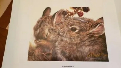   Vivi Crandall Signed And Numbered AP Bunny Berries • $400