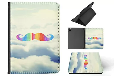 Case Cover For Apple Ipad|hipster Colourful Moustache #29 • $25.65