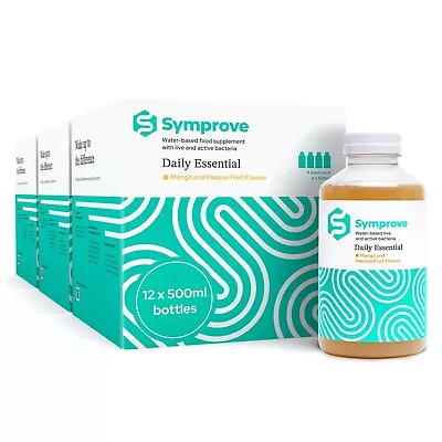 3 MONTH/12 Mango & Passionfruit BOTTLE PACK OF SYMPROVE PROBIOTIC • £70