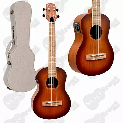 $275 • Buy Martinez Solid Top Acoustic-electric Concert Ukulele With Hard Case *brand New*