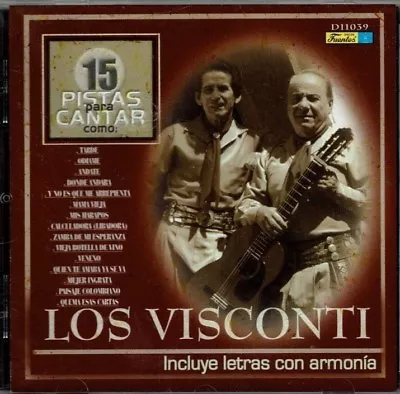 Los Visconti   15 Pistas Para Cantar (Incluye Letras)    BRAND  NEW SEALED CD • $16.49