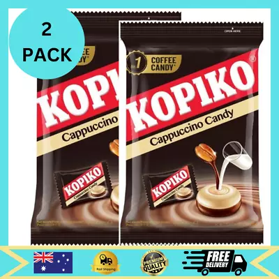 2x Kopiko Original Cappuccino Candy Rich Made With Natural Coffee Extracts 120g • $16.79