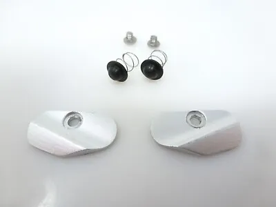 Macdev Droid Eye Covers + Detents & Mounting Screws Dust Silver Excellent Shape • $24.95