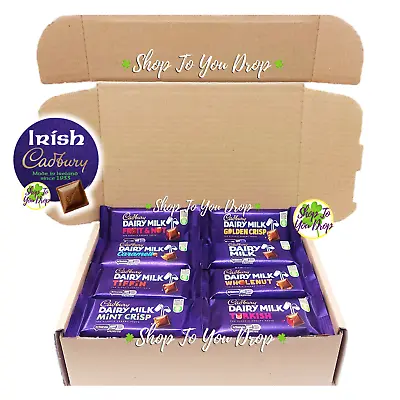 32 IRISH CADBURY ASSORTED CHOCOLATE TASTER BOX PERSONALISED HAMPER ☘️Easter Gift • £56.45