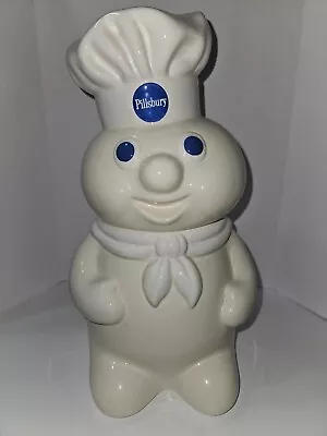 Vintage 1988 Pillsbury Doughboy Cookie Jar Ceramic Mint Condition Never Used • $18.50