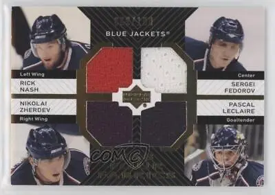 2007 Upper Deck Fab Four Fabrics Rick Nash Sergei Fedorov Nikolai Zherdev HOF • $52.12