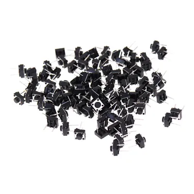 100pcs 2pins Tactile Push Button Switch Tact Switch 6X6X5mm Momentary ODUS_hf • $4.38