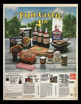 1983 Nabisco Mister Salty & Coca-Cola Coke Circular Coupon Advertisement • $19.95