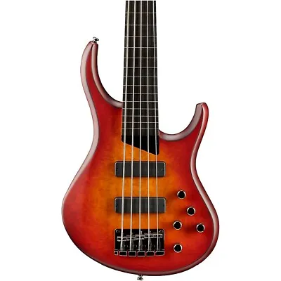 MTD Kingston ZX 5-String Fretless Electric Bass Guitar Cherry Burst • $2149