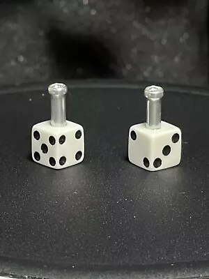 Dice Brake Cable Ends White For BMX And Other Bikes New Pair • $12.50