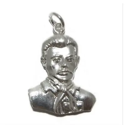 Jesus Malverde (Figure Religious Sinaloa )Pendant .925 Sterling Silver. • $29.99