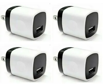 4x 1A USB Adapter AC Home Wall Charger US Plug FOR Cell Phone Universal  • $5.99