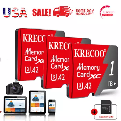 256GB 1TB Ultra Micro SD Card 64GB 128GB Class 10 SDXC Memory Card Wholesale Lot • $9.19