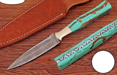 $25.46 • Buy Custom Handmade Double-Edged V42 Military Damascus Hunting Dagger Boot Knife X65