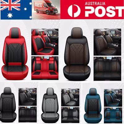 5 Seat  PU Leather Car Seat Covers  Universal Fit       Waterproof    Breathable • $119