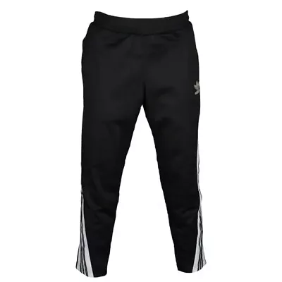 Adidas Originals BR-8 Black White Tapered Reflective Stripe Mens Xl Track Pant • $49.99