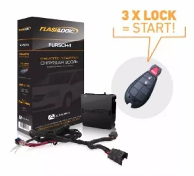 Flashlogic Plug & Play Remote Start For Chrysler Dodge Jeep RAM VW FLRSCH4 • $84.55