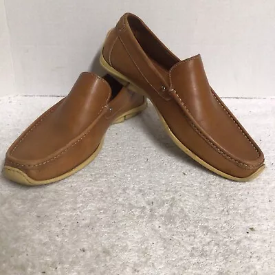 Coach Mens Davin Leather Brown Color Driving Shoes Loafers Size 10 D Italy • $29.95