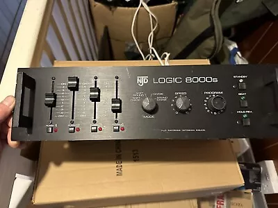 NJD Logic 8000s Sound To Light Disco Controller Chaser Rack Mounted Vintage • £85