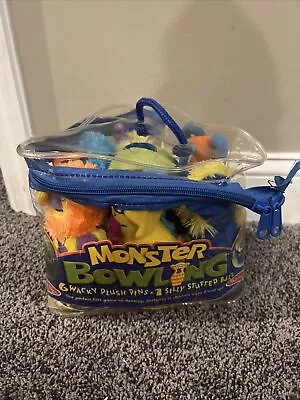 Melissa & Doug  Silly Monster Bowling Set  Plush Toy Colorful Monsters & Ball 🎳 • $9.50