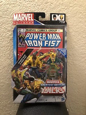 Marvel Universe Greatest Battles Comic Pack Power Man & Iron Fist W/Comic B3 New • $45.95