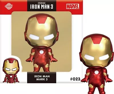 Hot Toys Iron Man 3 Cosbi Iron Man Mark 3 Figure 8cm (US IMPORT) • $41.40