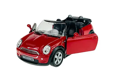 Welly Mini Cooper S Cabrio Red 1:34 Die Cast Metal Model New In Box • $9