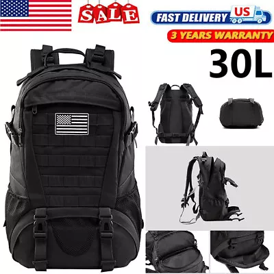 Military Tactical Backpack Army Molle Bug Out Bag Rucksack Travel Camping Hiking • $28.49