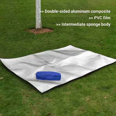 Waterproof Camping Mat Thermal Sleeping Pad Insulation Foam Foil Mat Outdoor • $21.61